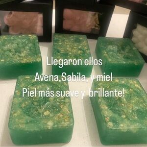 Green Herbal Soap Bars